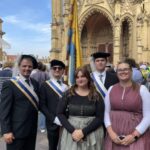 Gemeinsam mit einer lb. Unitas Patrona Bavariae zu Eichstätt vor der Kathedrale von Metz